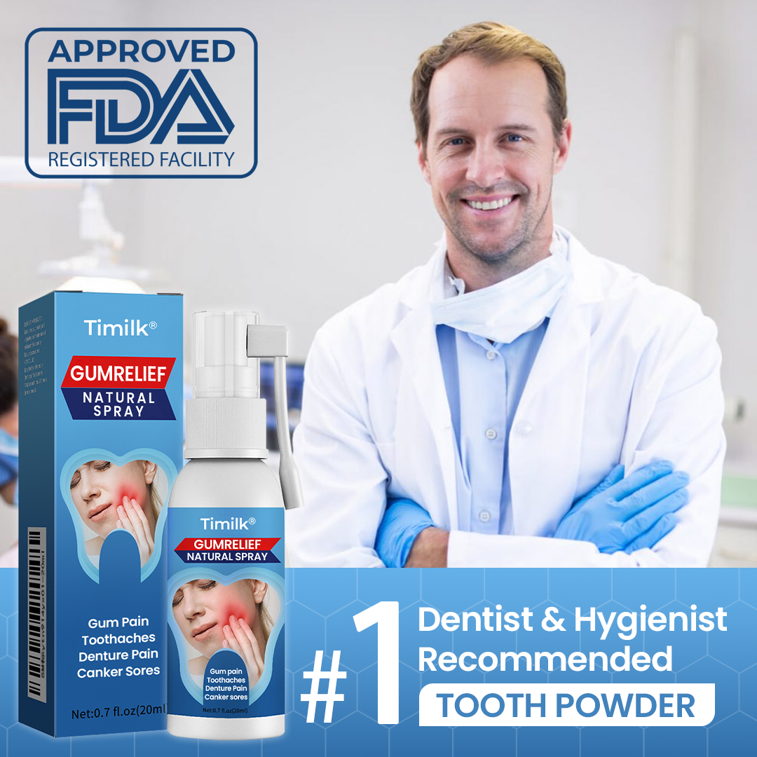 Last Day Of Discount 🔥 Timilk® GumRelief Natural Spray